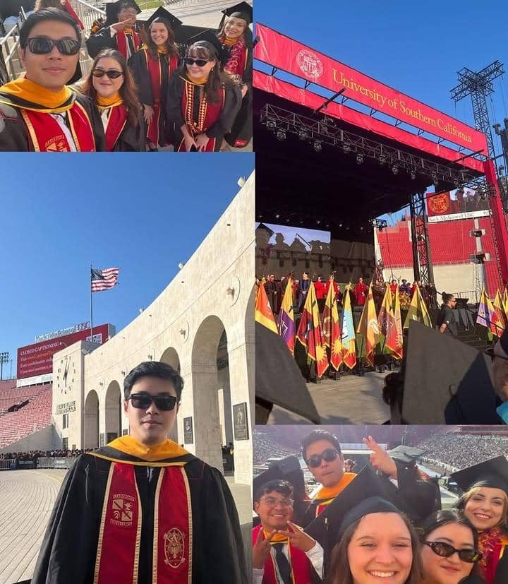 Diah Permatasari hadiri wisuda S2 anak di USC