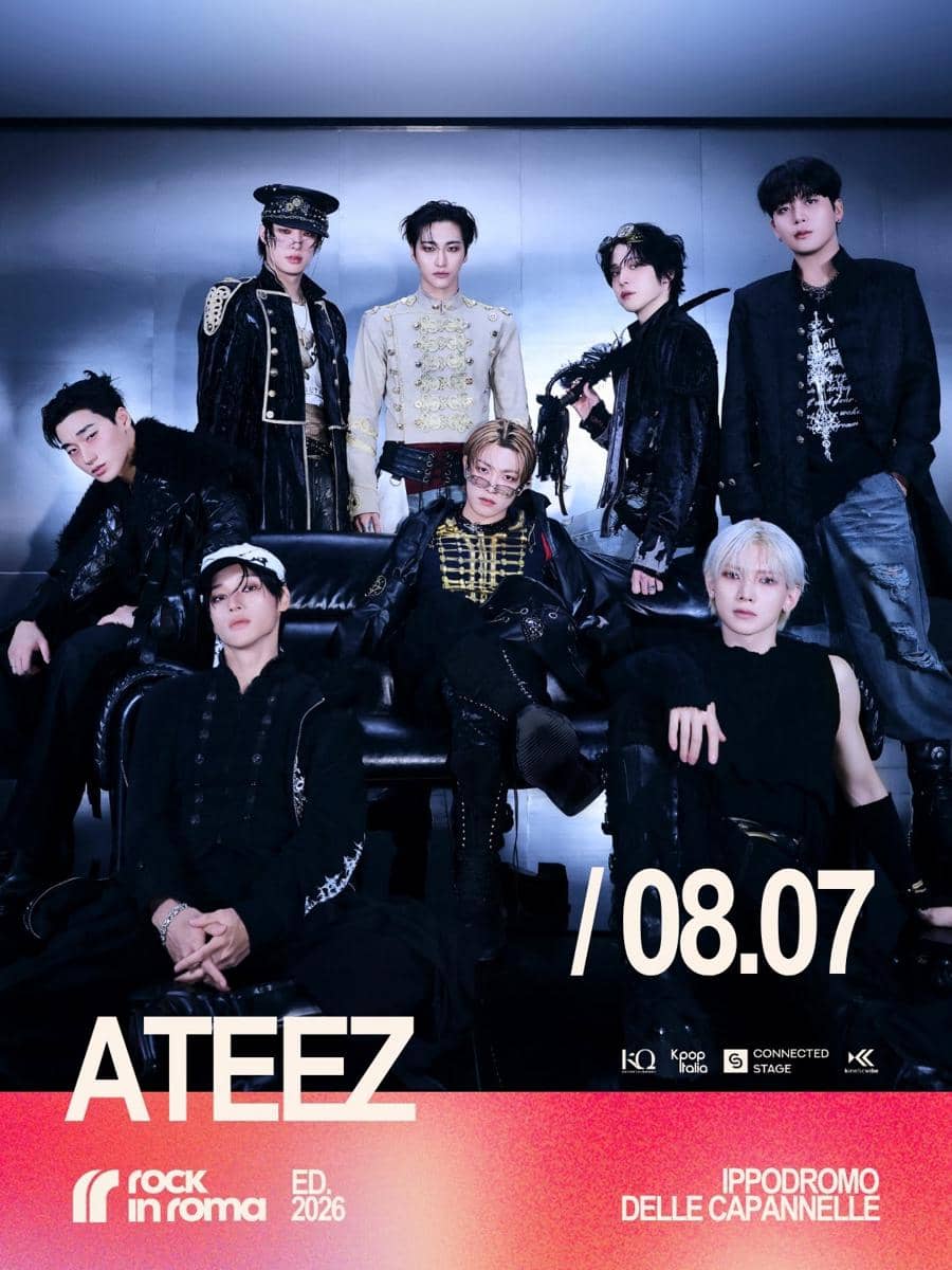 ATEEZ bakal tampil di Rock in Roma 2026