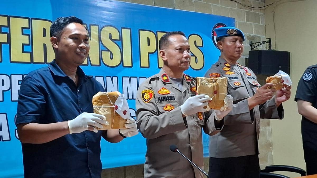 Polres Pelabuhan Makassar Ungkap 79 Kasus Narkoba, 126 Tersangka
