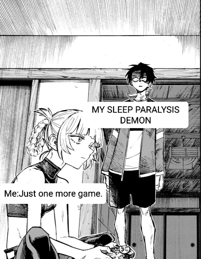 meme anime tentang ketindihan