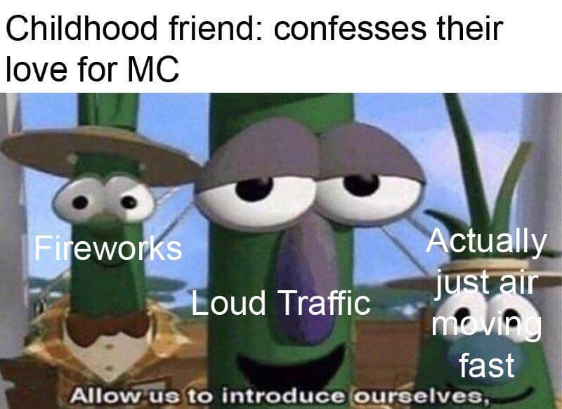 meme anime tentang momen yang bikin frustrasi