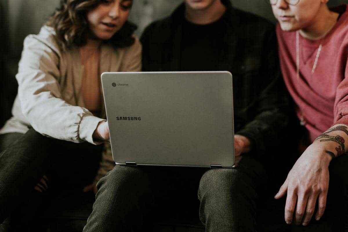 potret laptop Chromebook