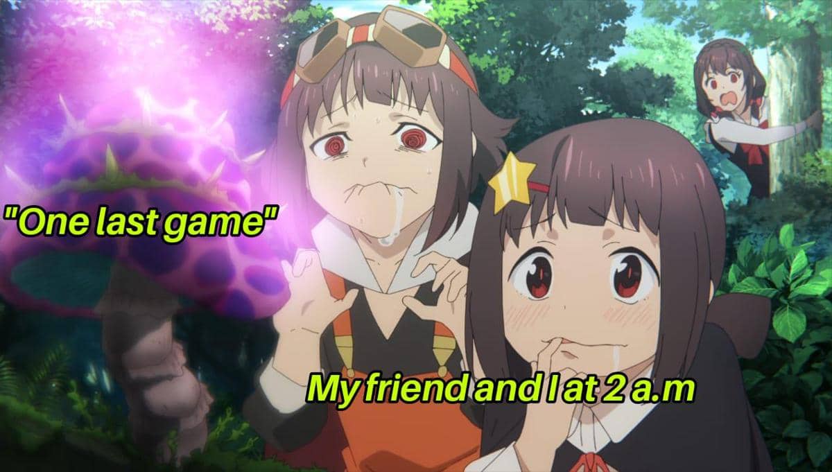 meme anime tentang momen yang bikin frustrasi