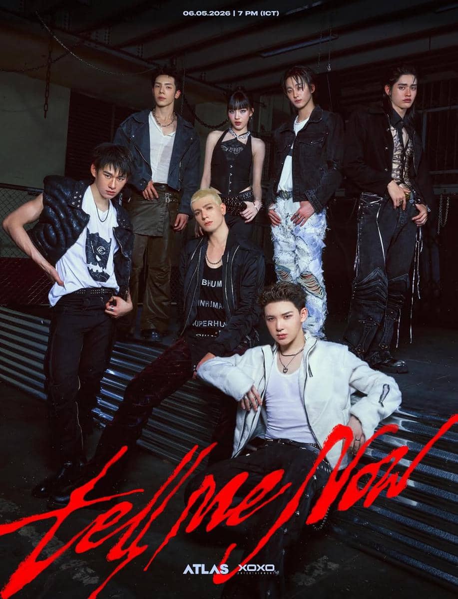 poster lagu "Tell Me Now"