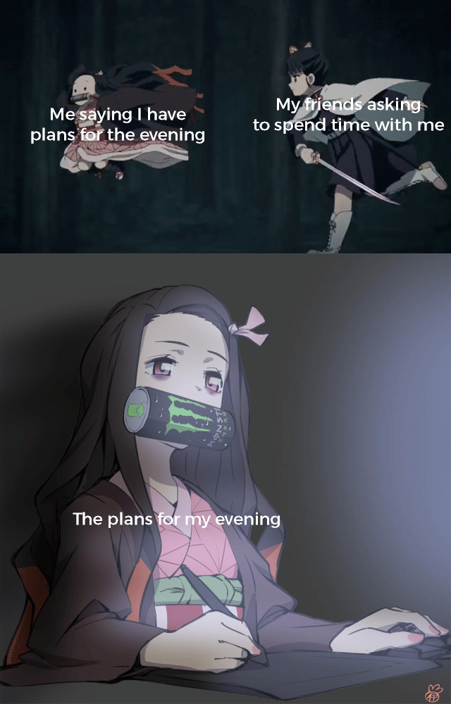 meme anime tentang momen yang bikin frustrasi