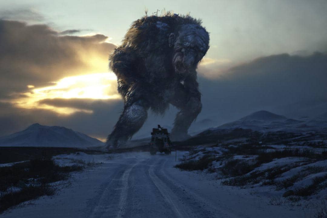 adegan dalam film Troll Hunter