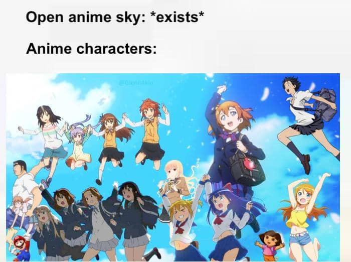 meme anime tentang momen yang bikin frustrasi