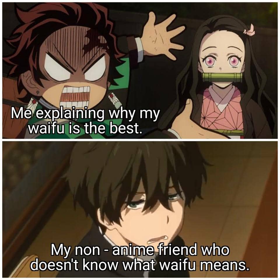 meme anime tentang kesepian