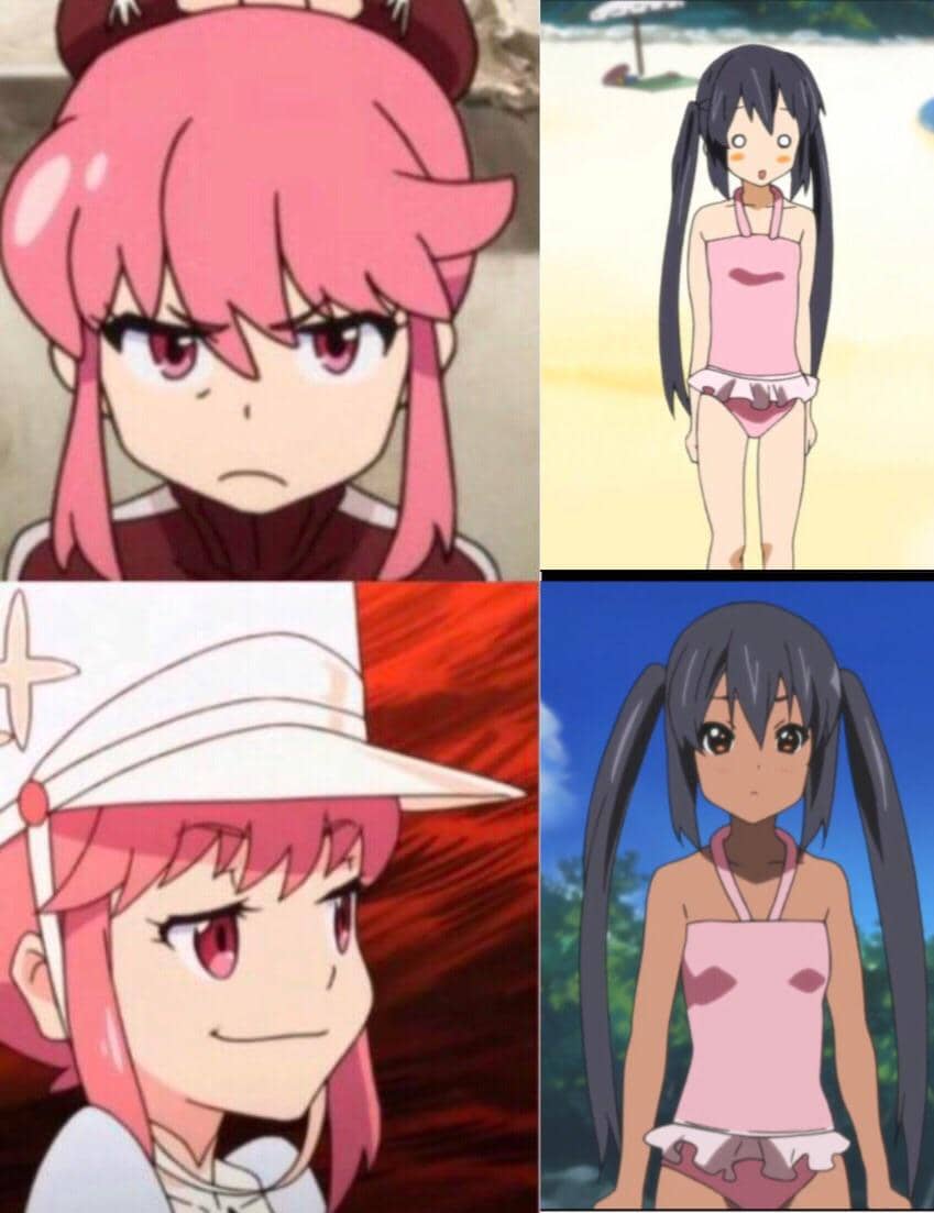 meme anime karakter berkulit gelap