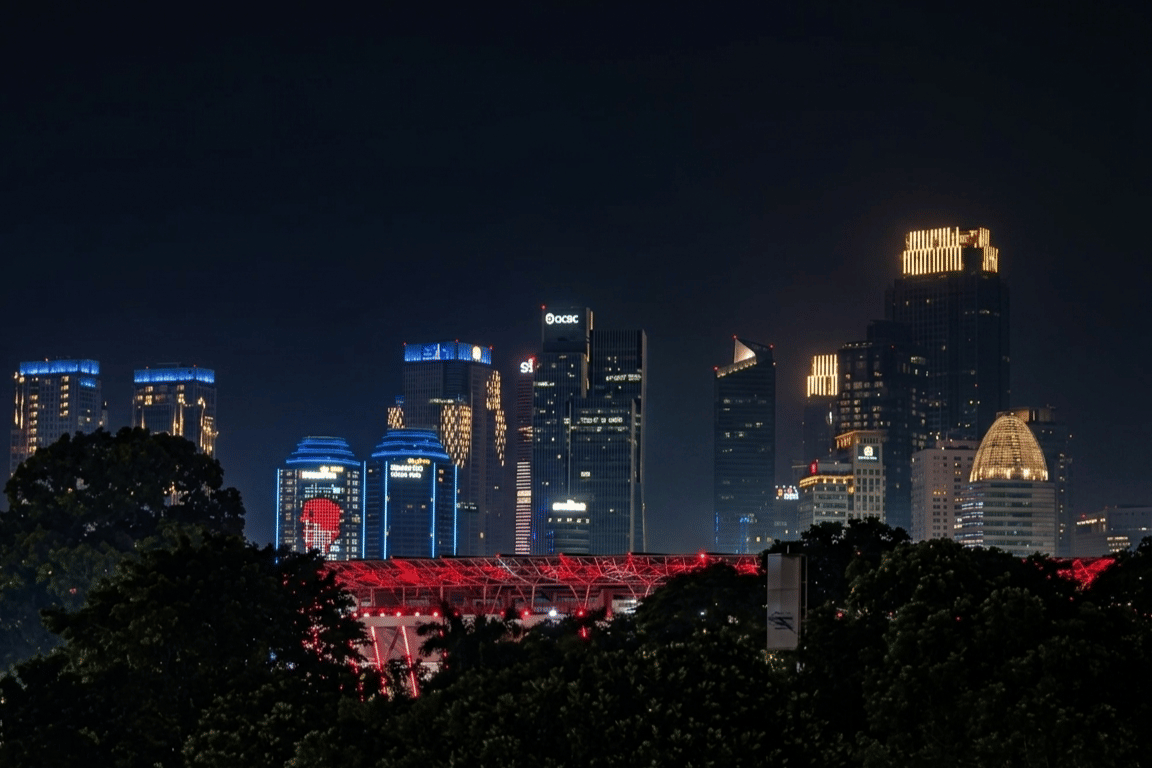 citylight dari Lantai 3 Indonesia Arena