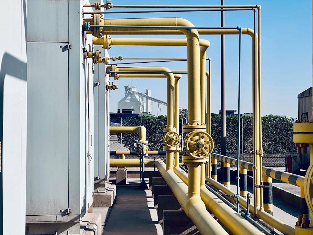 ilustrasi energi gas, gas pipeline
