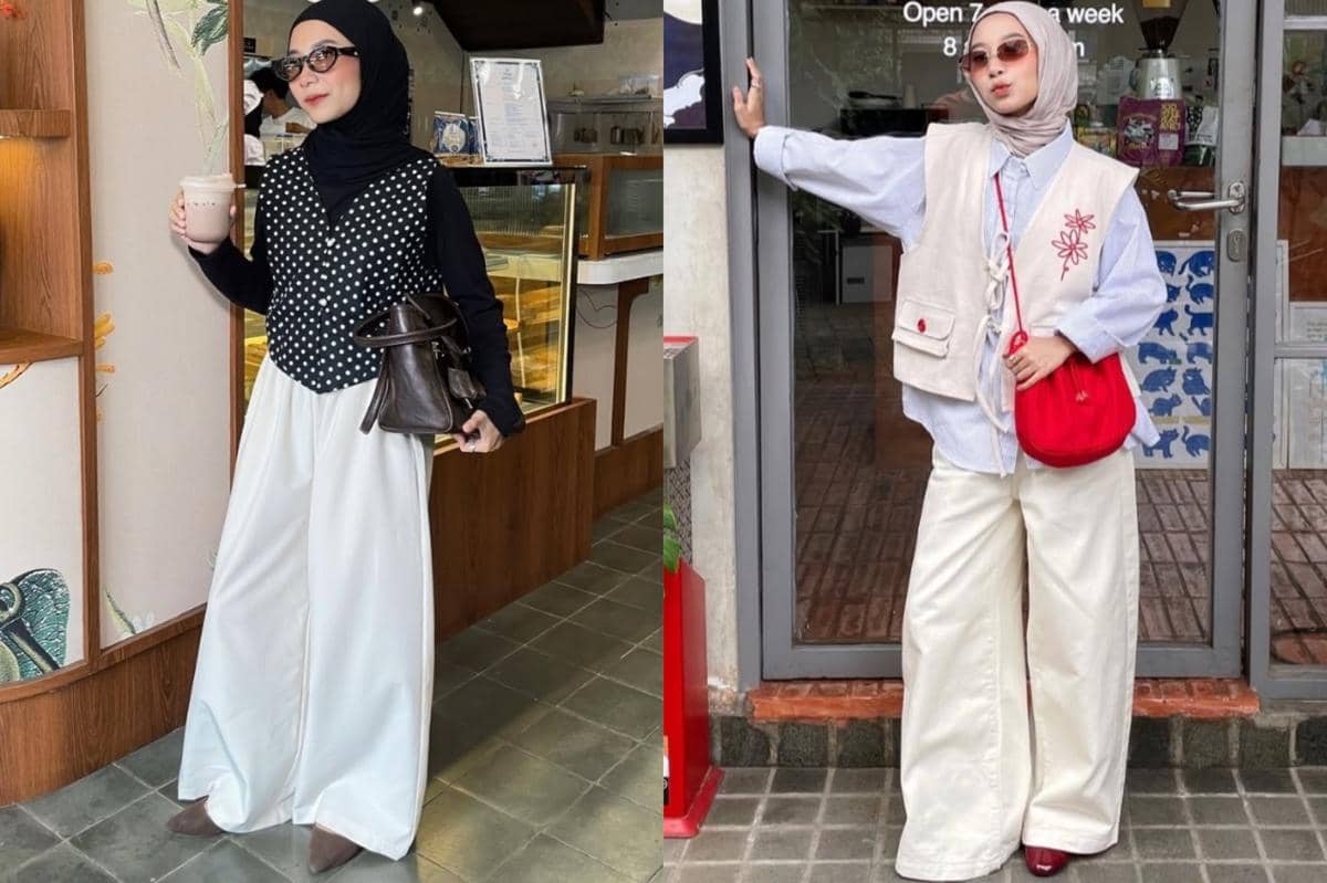 7 Mix and Match Vest ala Dhenia Al Siva, Stylish dan Kekinian!