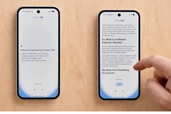 Google Kenalkan Docs Live, Ubah Ocehan Jadi Tulisan