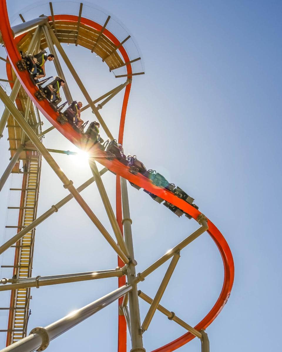 salah satu wahana di California's Great America