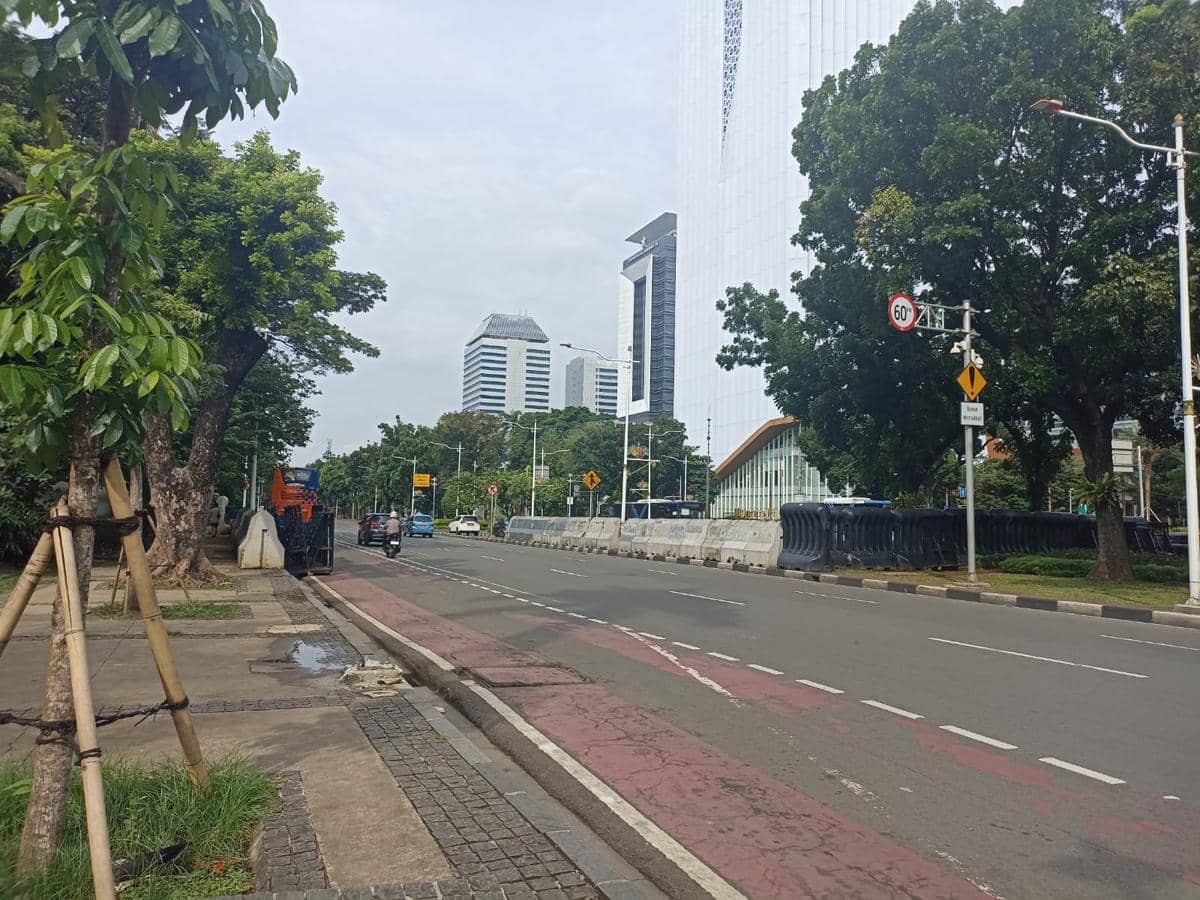 Suasana di Patung Kuda kawasan Monas, Rabu (20/5/2026). 