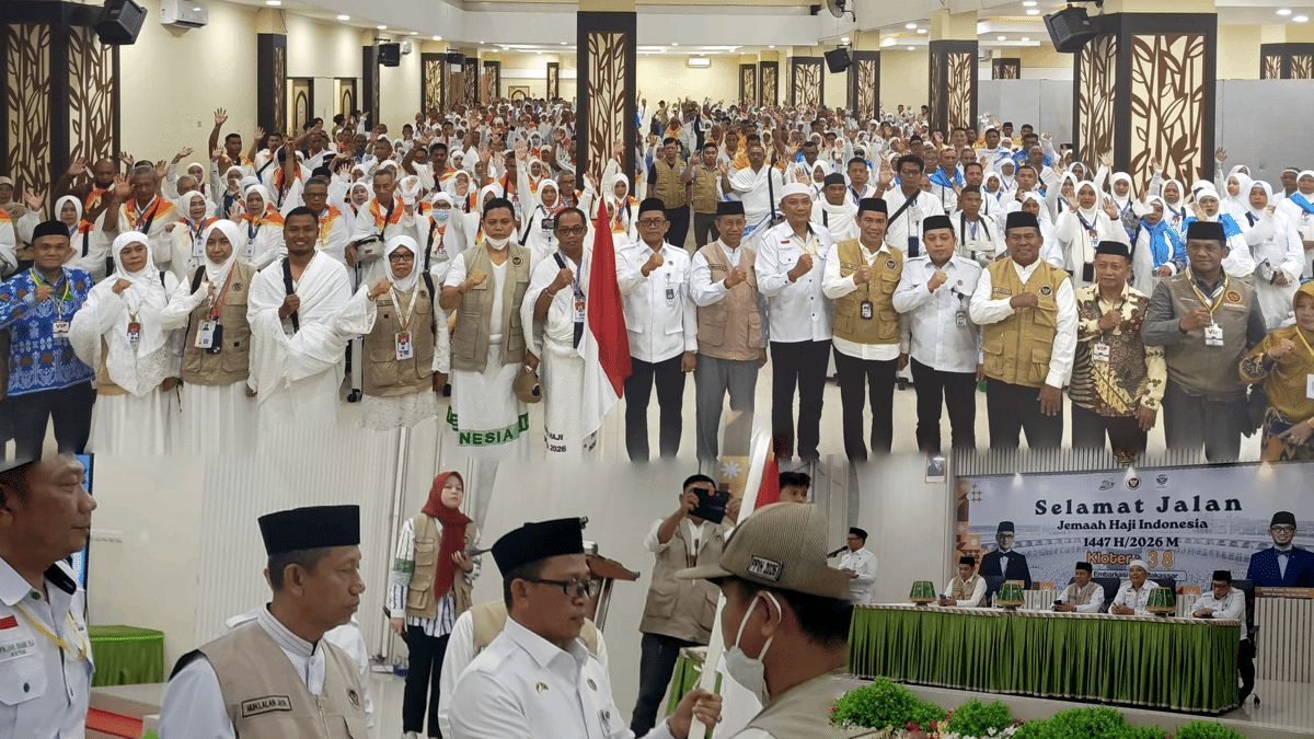 Kloter 38 yang beranggotakan jemaah haji asal Sulawesi Tenggara merupakan kloter dengan jumlah lansia terbanyak di Embarkasi Makassar pada t
