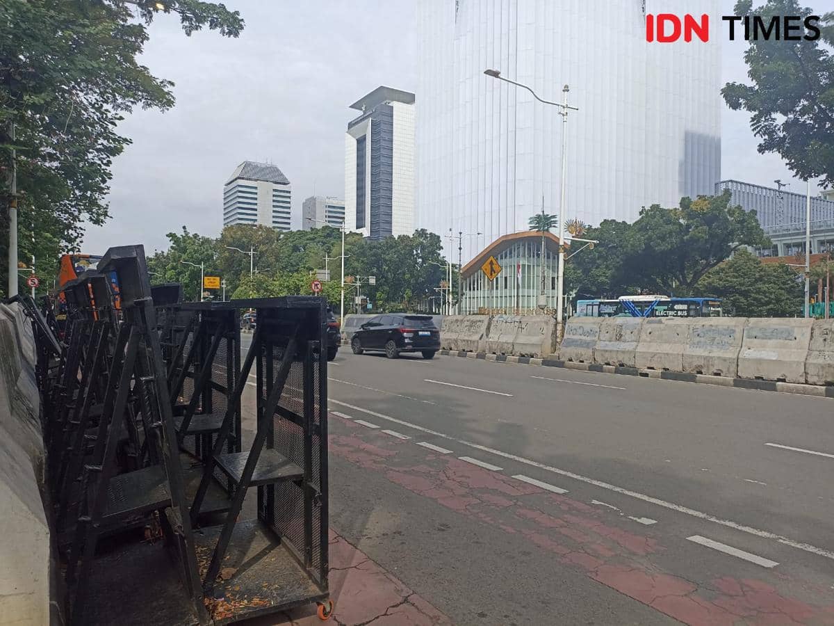 Suasana di Patung Kuda kawasan Monas, Rabu (20/5/2026). 