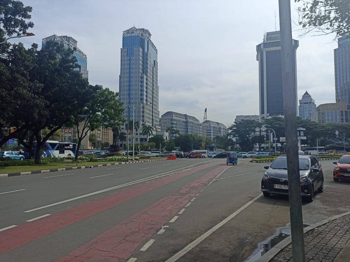 Suasana di Patung Kuda kawasan Monas, Rabu (20/5/2026). 