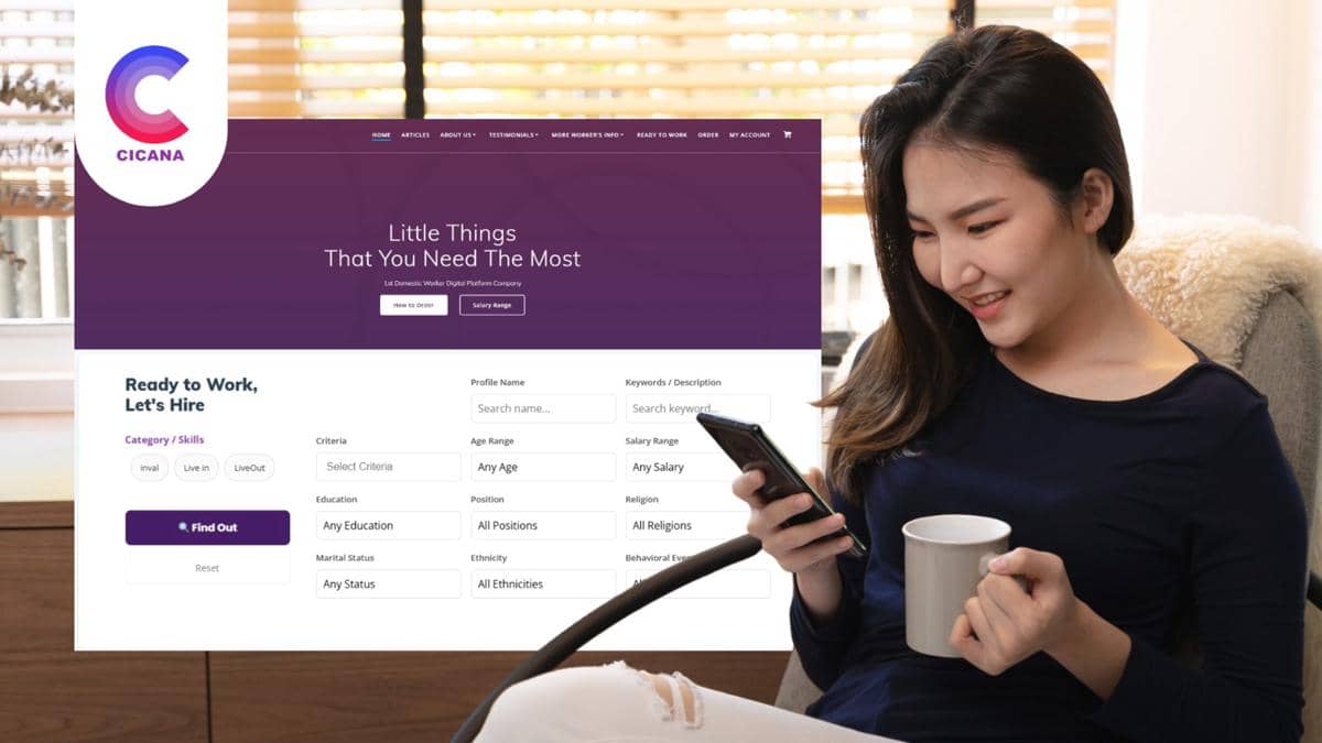 Cara Baru Cari ART, Platform Digital Ini Terapkan Seleksi Ketat (Dok. Cicana)