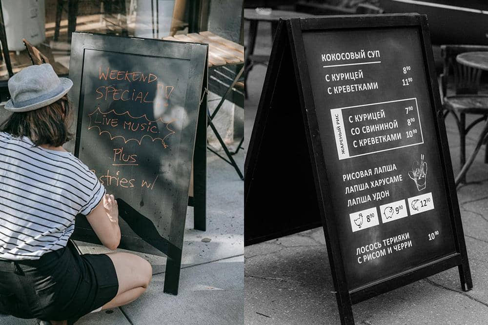5 DIY Standing Menu dari PVC dan Foam Board, Jadi Magnet buat Pembeli