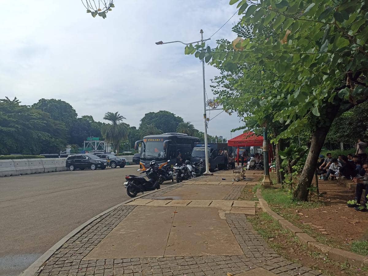 Demo Harkitnas di Patung Kuda Monas Sepi, Lalu Lintas Masih Lancar