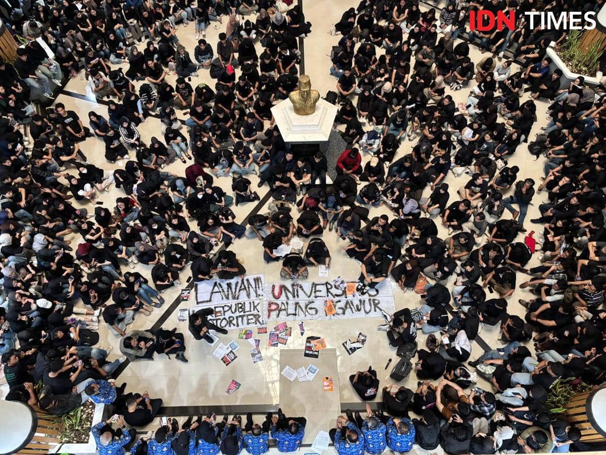 Mahasiswa UPN Jogja Demo Tuntut Tindak Tegas Pelaku Kekerasan Seksual