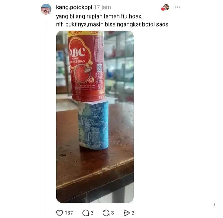 meme rupiah