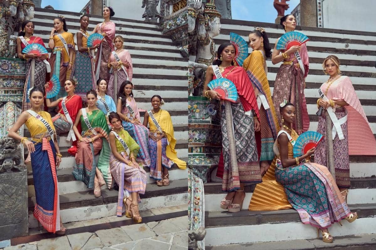 Pesona Finalis MGI All Star dalam Dress of Thai di Wat Arun