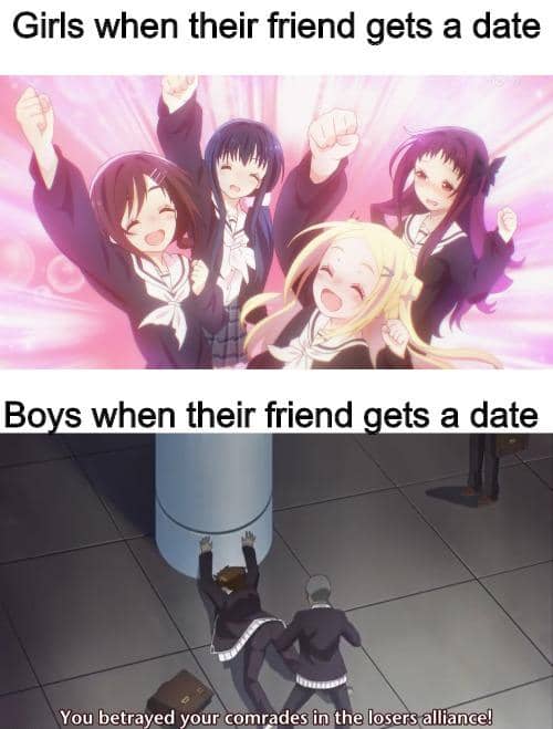 meme anime tentang kencan