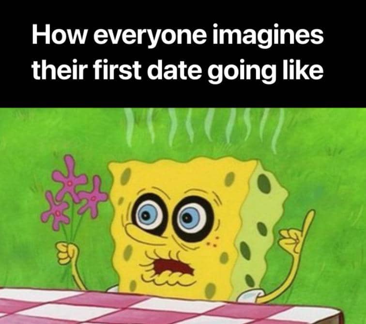 meme SpongeBob tentang kencan
