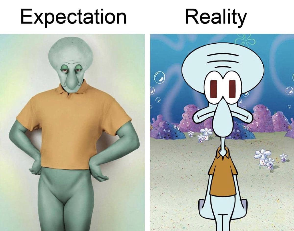 meme SpongeBob tentang kencan