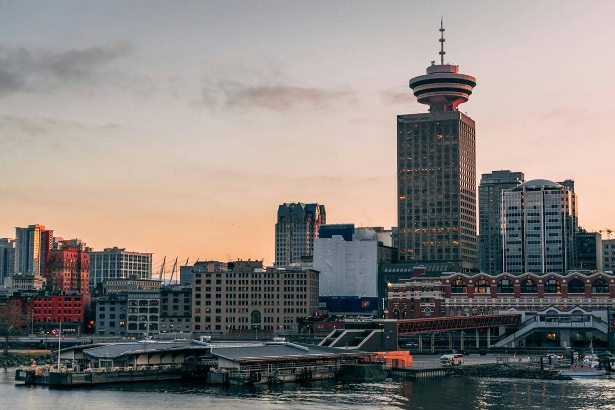 ilustrasi kota Vancouver, Kanada