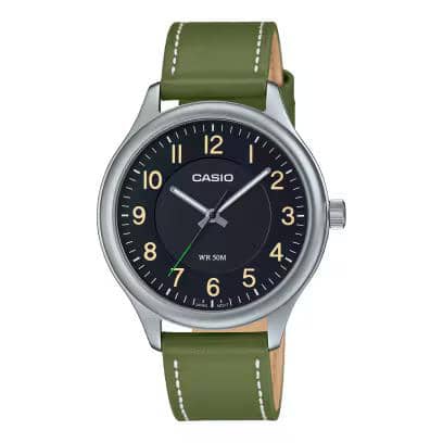 foto jam tangan Casio kulit asli