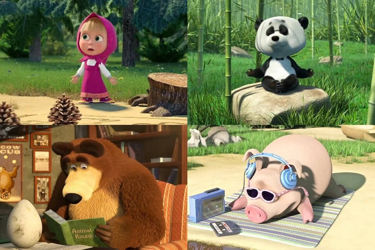 Jika Masuk Dunia Masha and the Bear, Ini Kegiatan Bareng 7 Karakternya