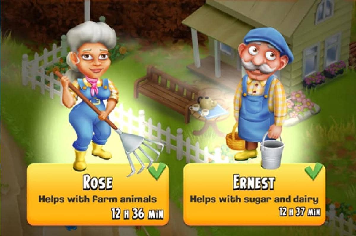 Gamer bisa merekrut Rose untuk membantu mengurus ternak. 