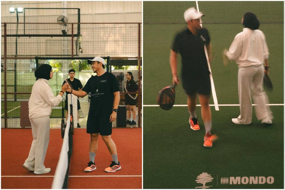 10 Potret Ayudia Bing Slamet dan Ditto Main Padel Bareng, Kompak!