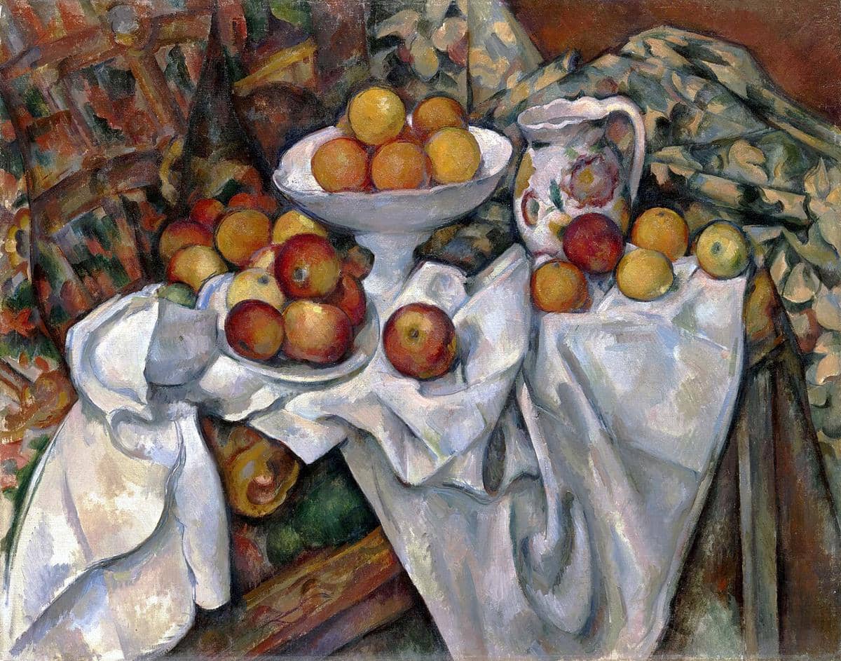 Nature morte aux pommes et aux oranges, lukisan cat minyak karya seniman Prancis Paul Cézanne, yang dibuat sekitar tahun 1899. Lukisan aslinya disimpan di Musée d'Orsay di Paris, Prancis.