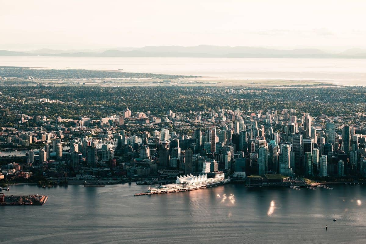 ilustrasi kota Vancouver, Kanada