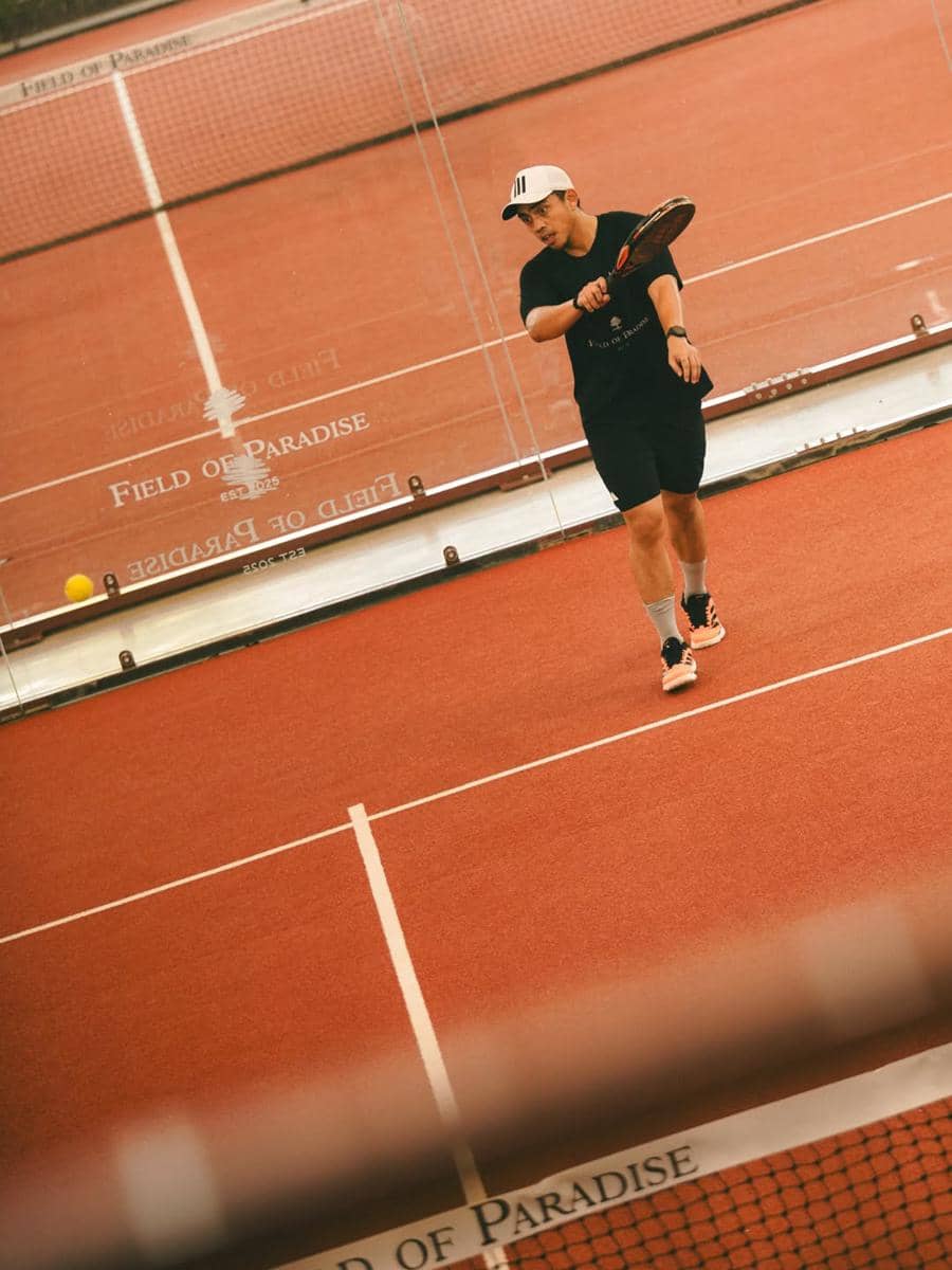 Ayudia Bing Slamet dan Ditto main padel bareng