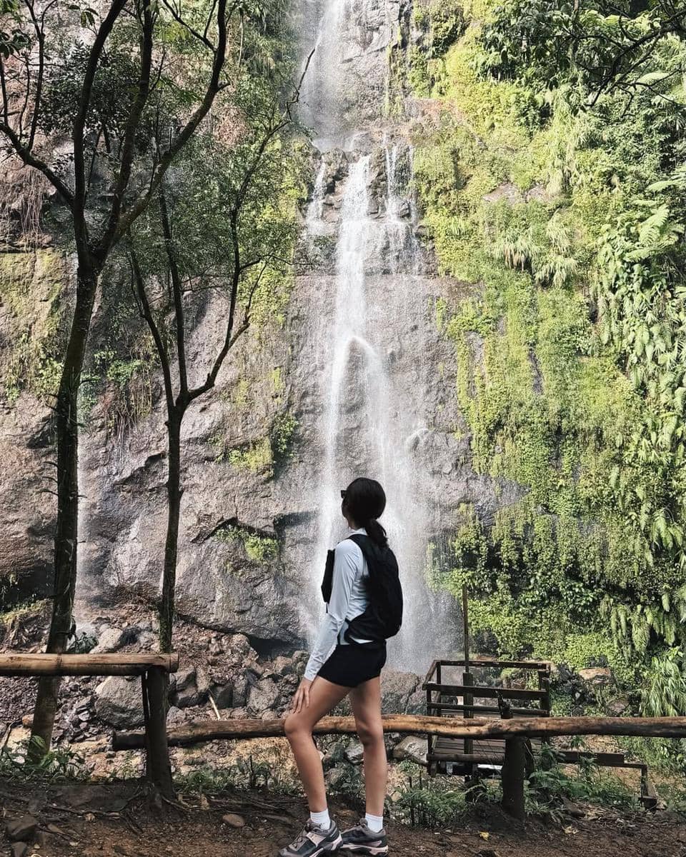 Salshabila Adriani Canyoneering di Curug Kembar