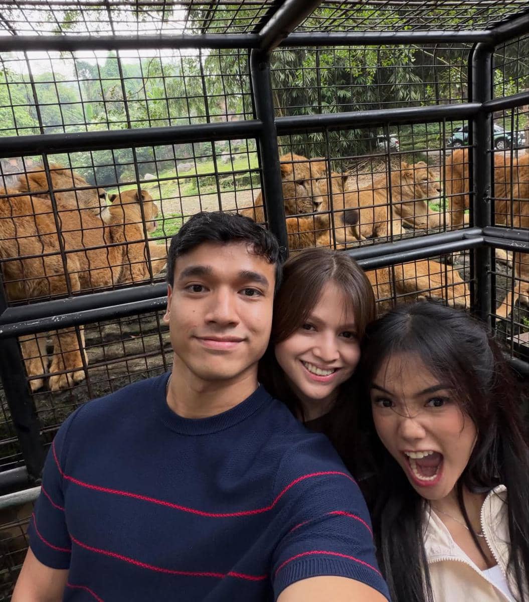Fadly Faisal ajak keponakan liburan ke taman safari