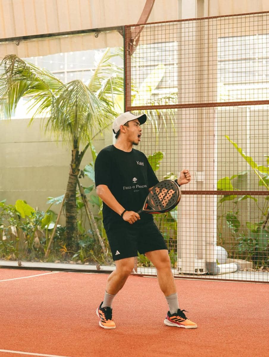 Ayudia Bing Slamet dan Ditto main padel bareng