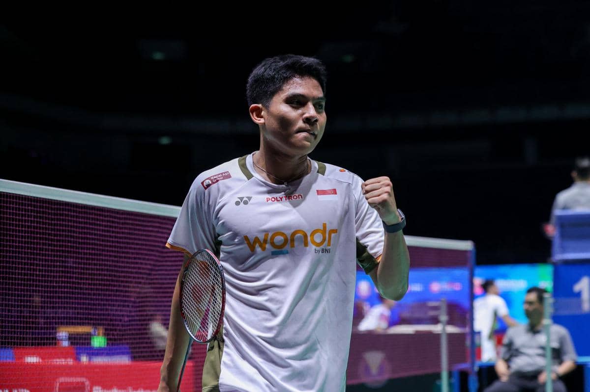 Moh. Zaki Ubaidillah di 32 besar Malaysia Masters 2026 (dok.PP PBSI)