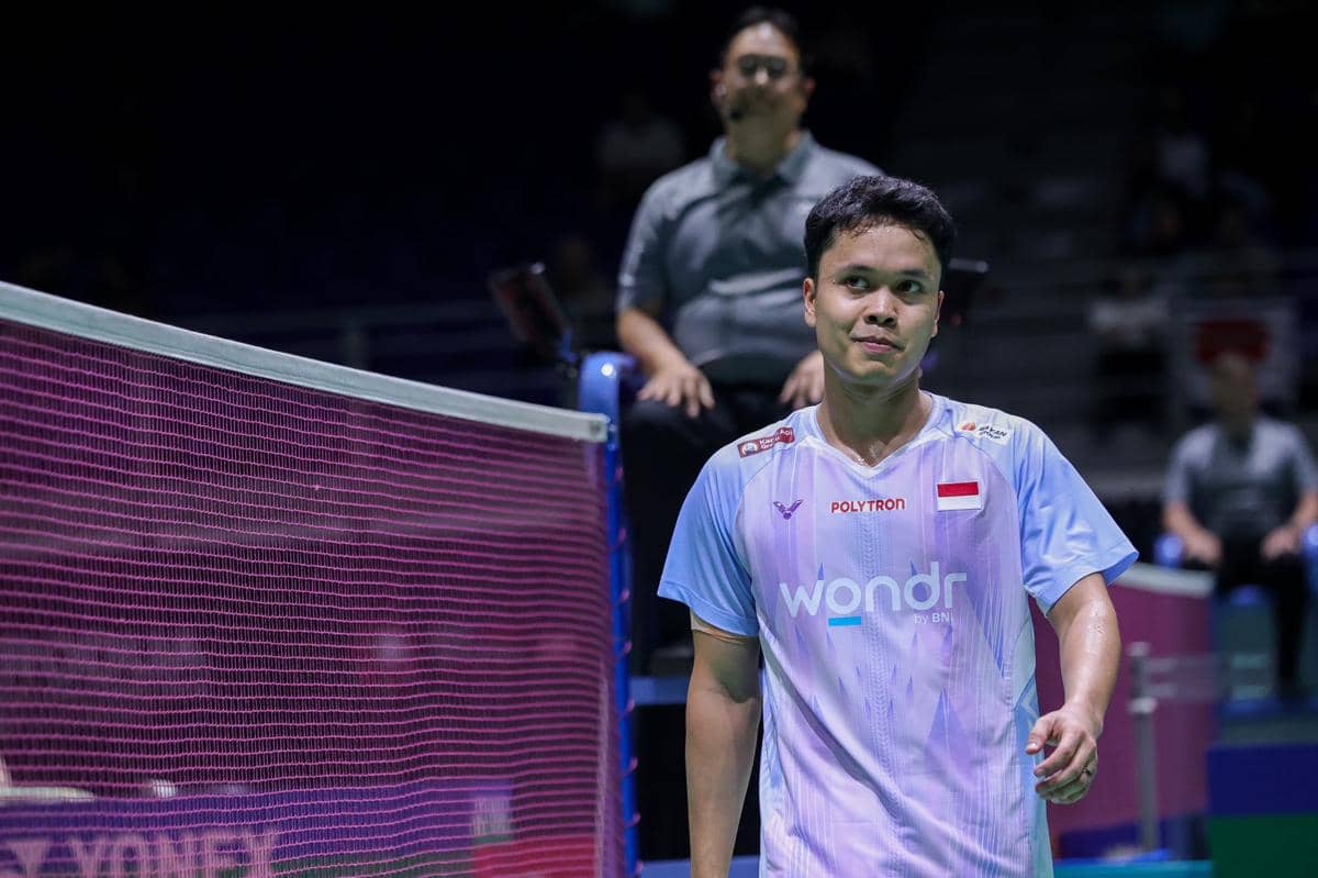 Anthony Sinisuka Ginting di babak 32 besar Malaysia Masters 2026 (dok.PP PBSI)