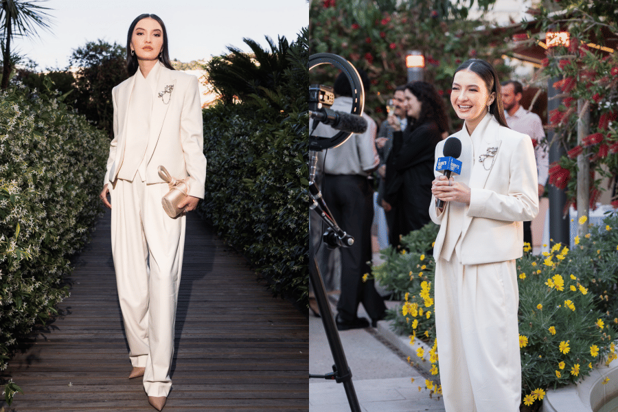 Gaya Raline Shah saat Jamuan Eksklusif Filmmakers Dinner di Cannes