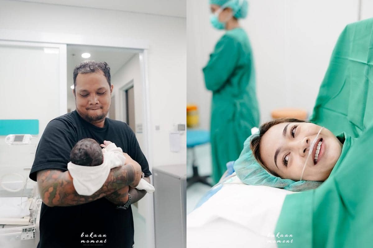 7 Momen Persalinan Lindi Istri Virgoun yang Baru Diunggah