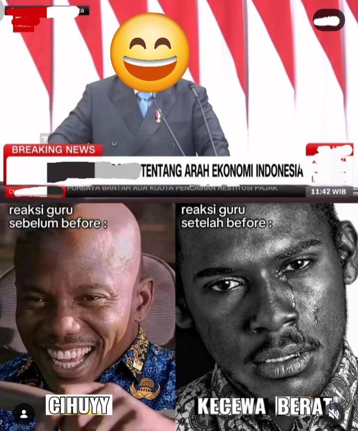 meme gaji guru