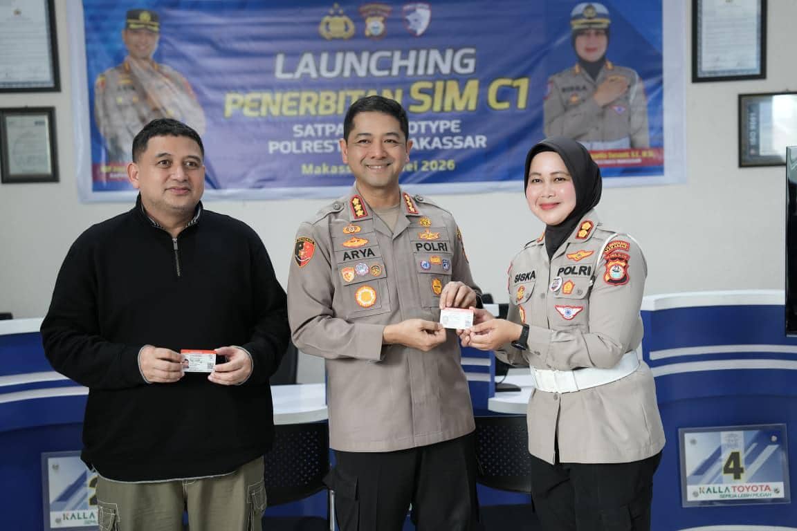 SIM C1 Buat Pengendara Moge Resmi Berlaku di Makassar, Biaya Rp100 Ribu