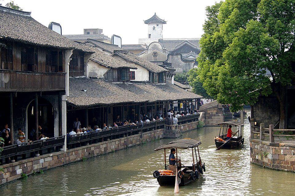Kota Wuzhen di Tiongkok