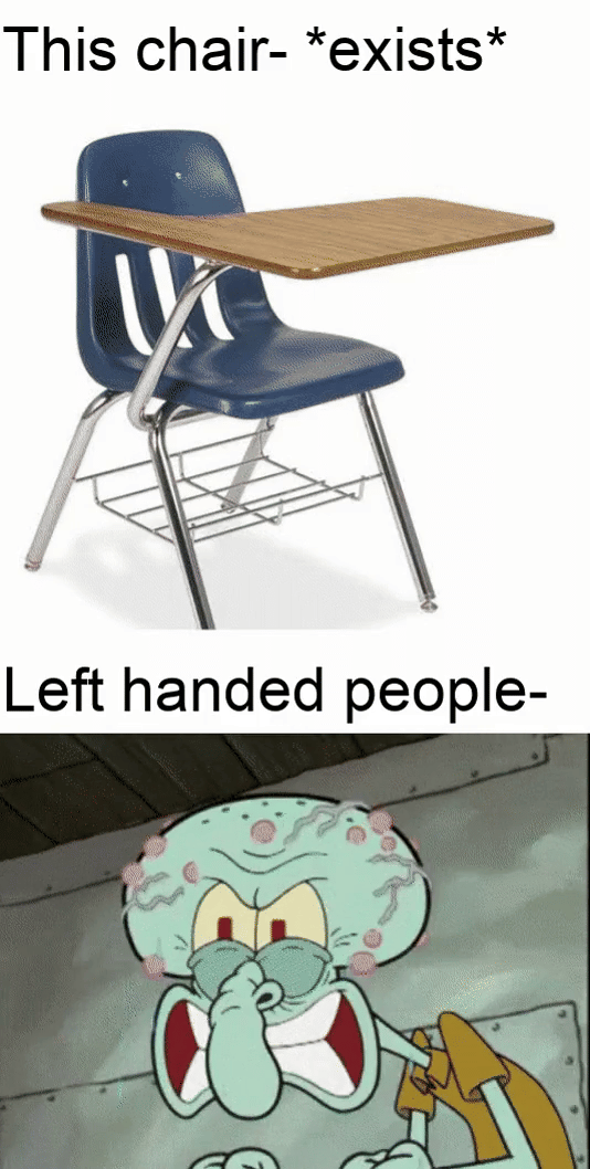 meme SpongeBob tentang sakit punggung